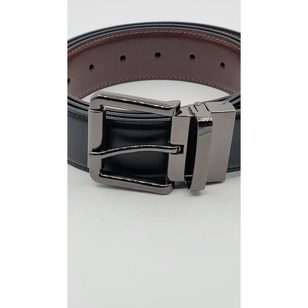 JASGOOD‎ Men's Belt, Reversible Leather Belts for Men for Dress Pants 45-48